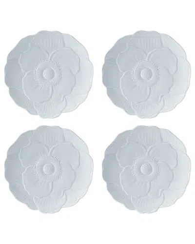 LENOX LENOX SET OF 4 BUTTERFLY MEADOW FLORAL ACCENT PLATES