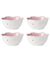 Lenox Set Of 4 Butterfly Meadow Floral Dessert Bowls