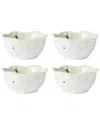 Lenox Set Of 4 Butterfly Meadow Floral Dessert Bowls