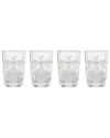 Lenox Set Of 4 Butterfly Meadow Tall Glasses In Transparent