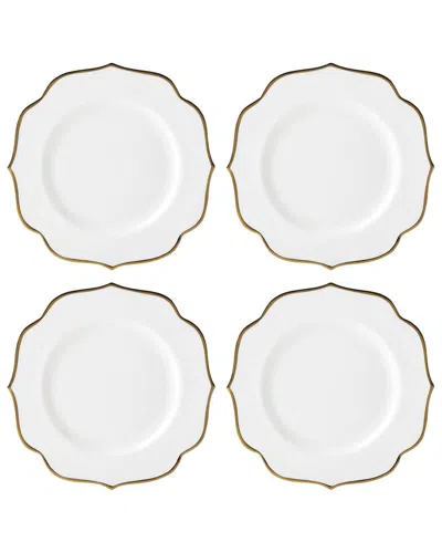 Lenox Set Of 4 Contempo Luxe Accent Plates In White
