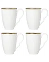 Lenox Contempo Luxe Mugs, Set Of 4