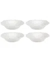 Lenox Set Of 4 French Perle Bead Pasta Bowls