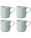 Lenox French Perle Solid 4 Piece Mug Set, Service For 4