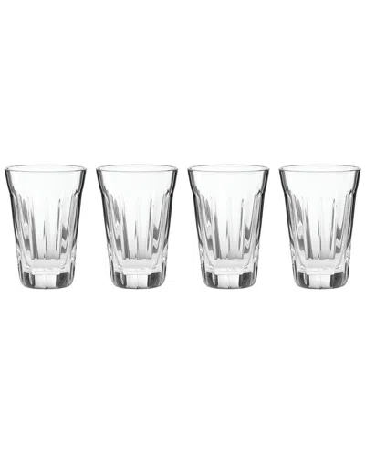 Lenox Set Of 4 French Perle Short Glasses In Transparent