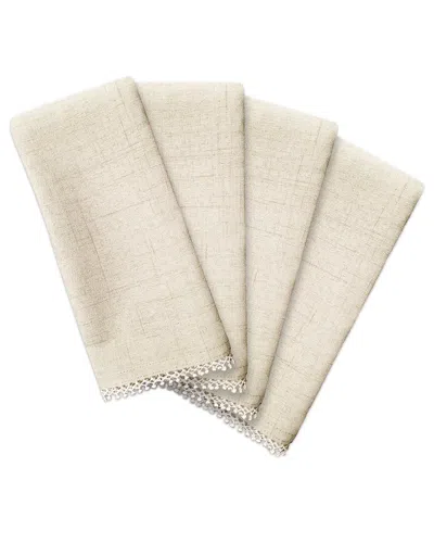 Lenox Set Of 4 French Perle Solid Napkins In Multi