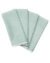 Lenox Set Of 4 French Perle Solid Napkins In Green