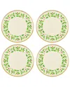 Lenox Set Of 4 Holiday Dinnerware Dinner Plates In White