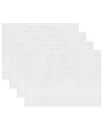 Lenox Set Of 4 Olivia Placemats In White
