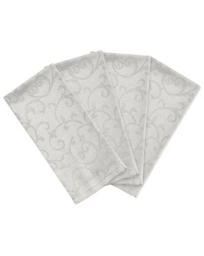 Lenox Set Of 4 Opal Innocence Napkins In White