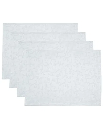 Lenox Set Of 4 Opal Innocence Placemats In White