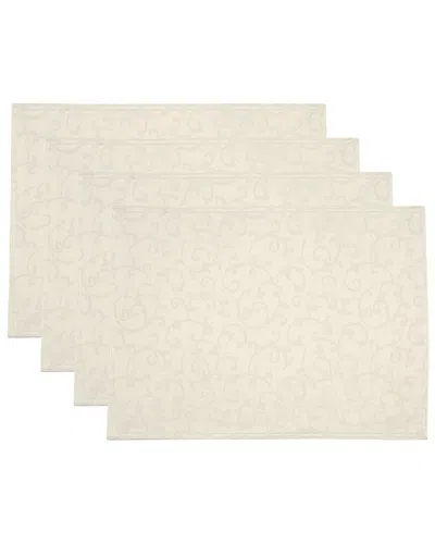 Lenox Set Of 4 Opal Innocence Placemats In Neutral