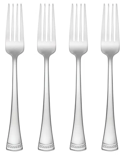 Lenox Set Of 4 Portola Dinner Forks In Gray