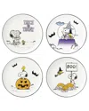 Lenox The Great Pumpkin Assorted Accent Plates, Set Of 4
