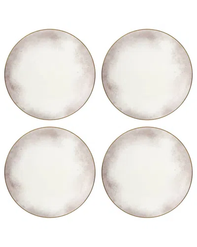 Lenox Set Of 4 Trianna Coupe Dinner Plates In Multi