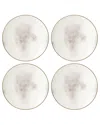 Lenox Set Of 4 Trianna Coupe Salad Plates