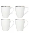 Lenox Set Of 4 Trianna Mugs