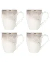 Lenox Set Of 4 Trianna Mugs
