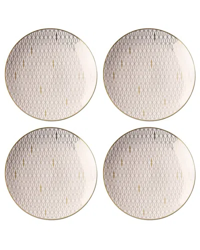 Lenox Set Of 4 Trianna Salad Plates In Neutral