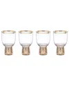 Lenox Set Of 4 Tuscany Classics Frost Wine Glasses