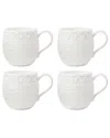 Lenox Set Of 4 Wicker Creek Mugs