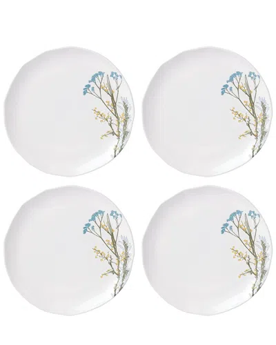 LENOX LENOX SET OF 4 WILDFLOWERS DINNER PLATES