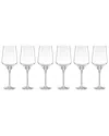 Lenox Set Of 6 Tuscany Classics Angled Wine Glasses