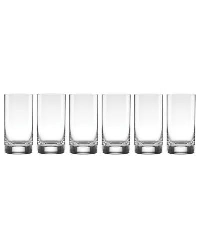 Lenox Set Of 6 Tuscany Classics Cylinder Highballs In Transparent