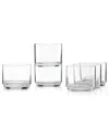 Lenox Set Of 6 Tuscany Classics Stackable Short Glasses In White