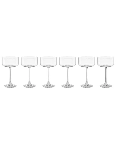 Lenox Set Of 6 Tuscany Classics Straight Coupes In Transparent