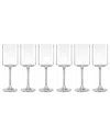Lenox Tuscany Classics Straight White Wine Glasses, Set Of 6