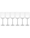 Lenox Set Of 6 Tuscany Classics Straight White Wine Glasses