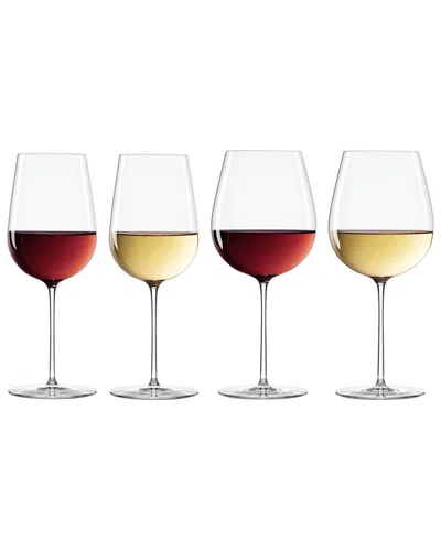 Lenox Signature Series 4pc Warm & Cool Region Wine Glasses Set In Transparent