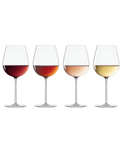 Lenox Signature Series Warm Region 4pc Wine Glass Set In Transparent