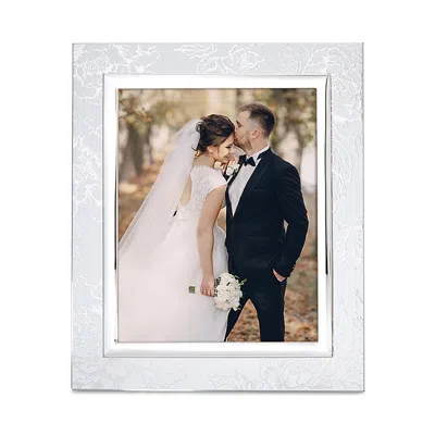 Lenox Silver Peony Frame, 8 X 10 In Gray