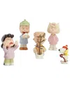 Lenox Snoopy & A Charlie Brown Christmas Peanuts 5 Pc. Figurine Set In No Color