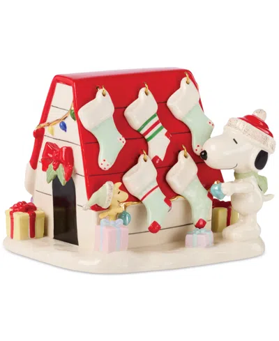 Lenox Snoopy's Christmas Decor For You Figurine In Multi