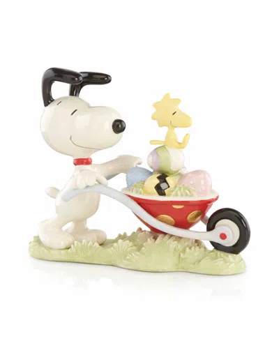 Lenox Snoopy Easter Egg Delivery Figurine In Multi