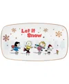 Lenox Snoopy Peanuts Hors D'oeuvres Tray, Exclusively At Macy's In Ivory