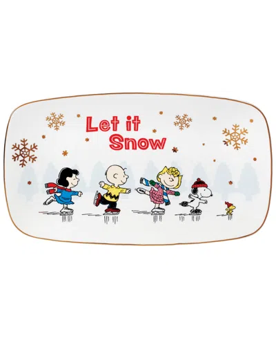 Lenox Snoopy Peanuts Hors D'oeuvres Tray, Exclusively At Macy's In Ivory