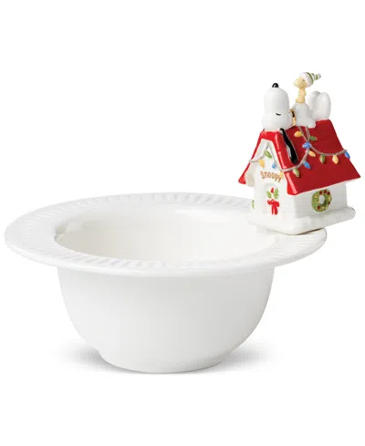 Lenox Snoopy Popper & Bowl Set, Exclusively At Macy's In Ivory