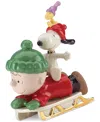 Lenox Snoopy Sledding Adventure Figurine In No Color