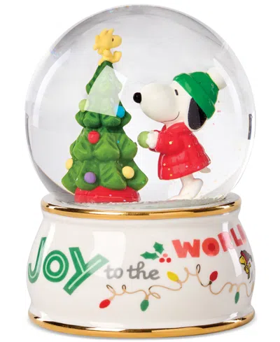 Lenox Snoopy Snow Globe In Multi
