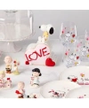 Lenox Snoopy Valentines Day Dinnerware Collection In Transparent