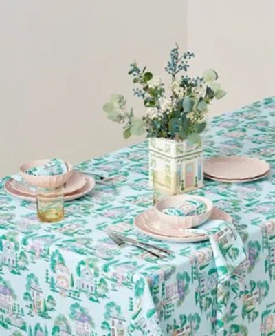 Lenox Spice Village Allover Table Linens Collection In Blue
