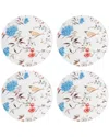 Lenox Sprig & Vine Multi 4pc Accent Plate Set In Multi