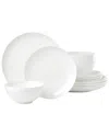 Lenox Studio 1414 Coupe 12pc Dinnerware Set In White