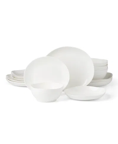 Lenox Studio 1414 Curve 16-pc. Dinnerware Set, Service For 4 In White