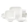 Lenox Studio 1414 Square 16 Piece Dinnerware Set In White
