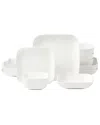 Lenox Studio 1414 Square 16pc Dinnerware Set In White